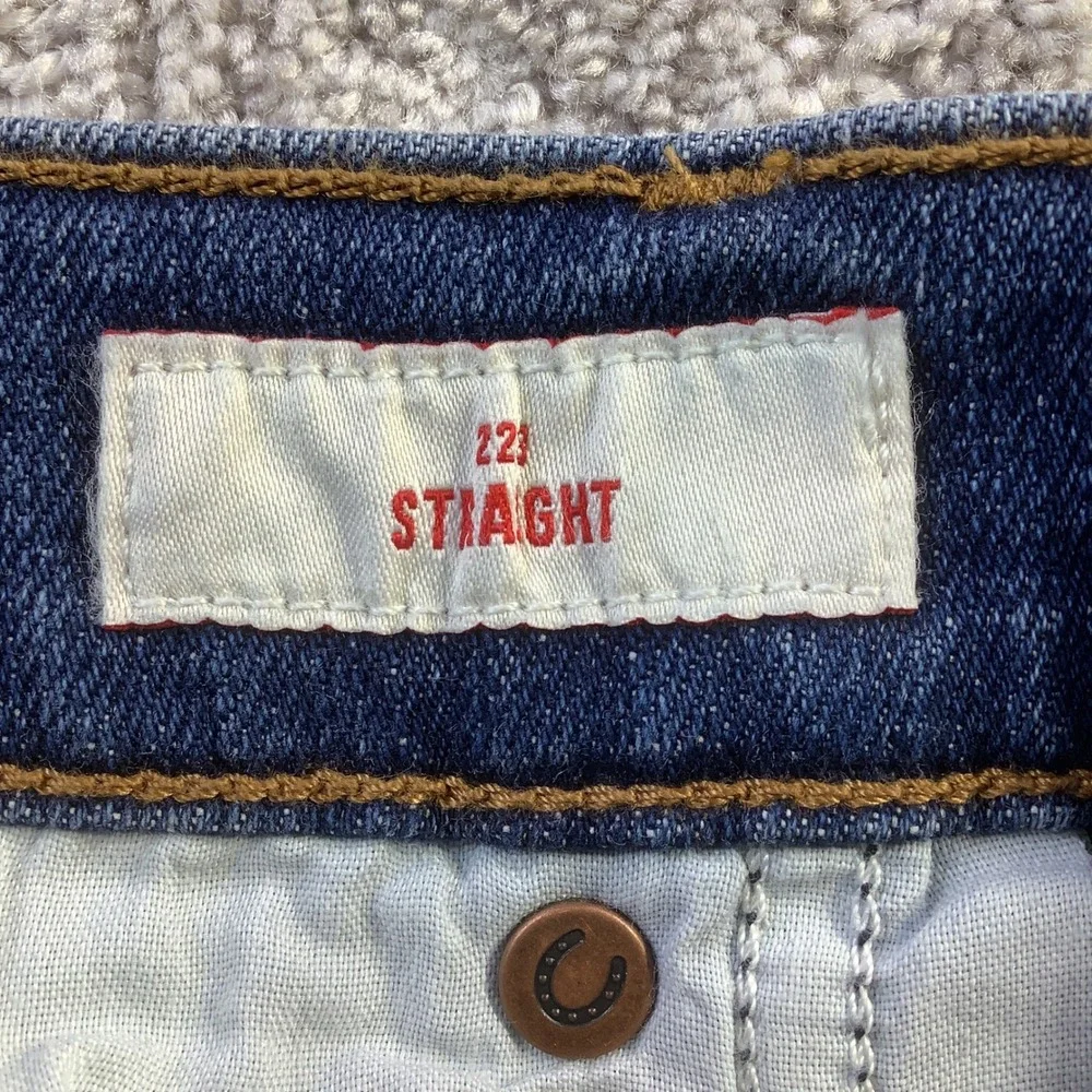 Lucky Brand 223 Straight Leg Mens Jeans Medium Wash Denim 36 x 30 NWT